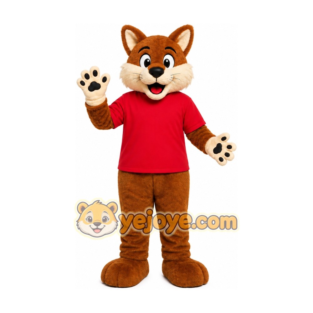 Friendly Fox Mascot Costume Friendly Fox Mascot Costume