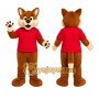 Friendly Fox Mascot Costume