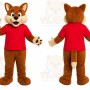 Friendly Fox Mascot Costume