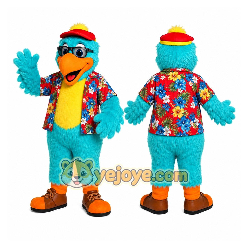 Tropical Parrot Mascot Costume