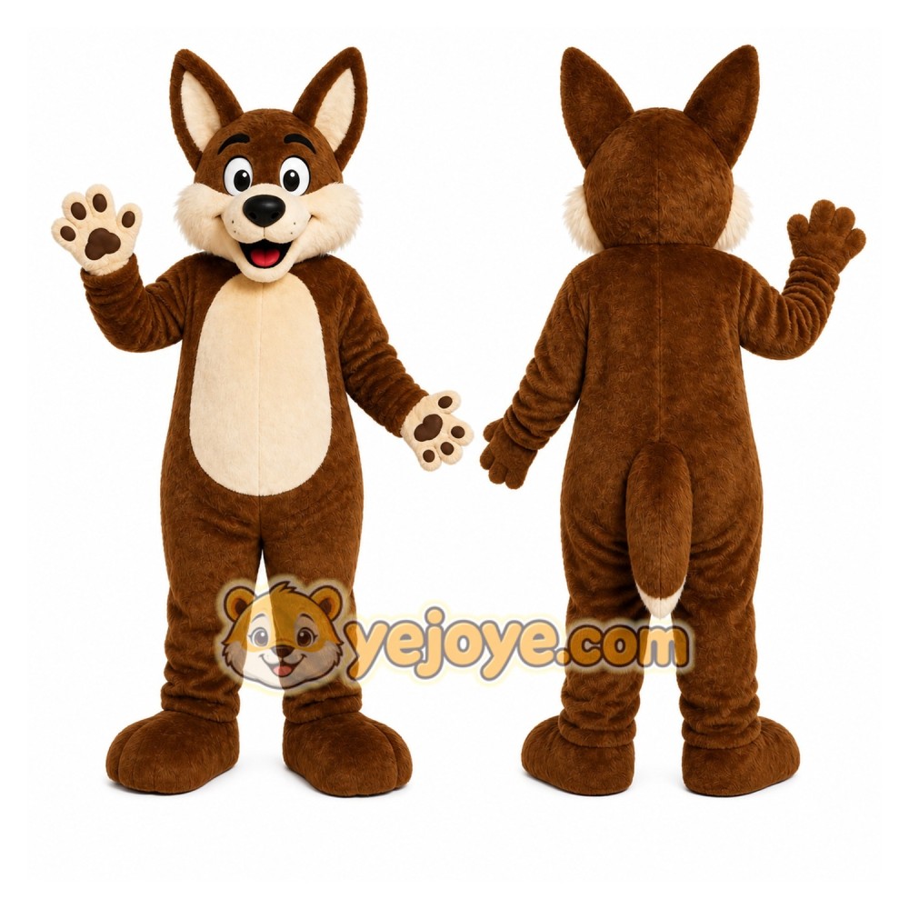 Wild Coyote Mascot Costume Wild Coyote Mascot Costume