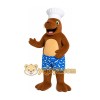 Chef Seal Mascot Costume Chef Seal Mascot Costume