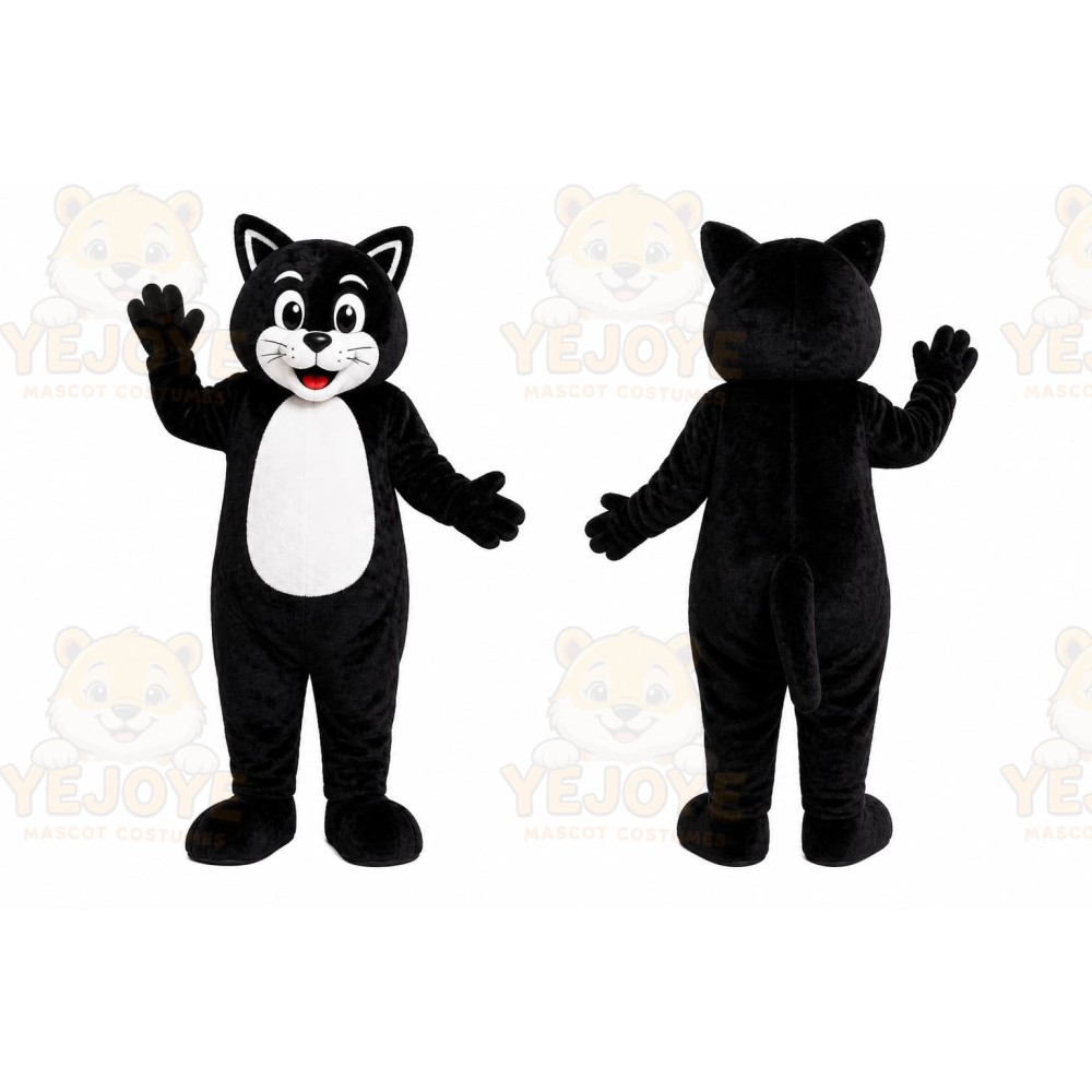 Black Cat Mascot Costume