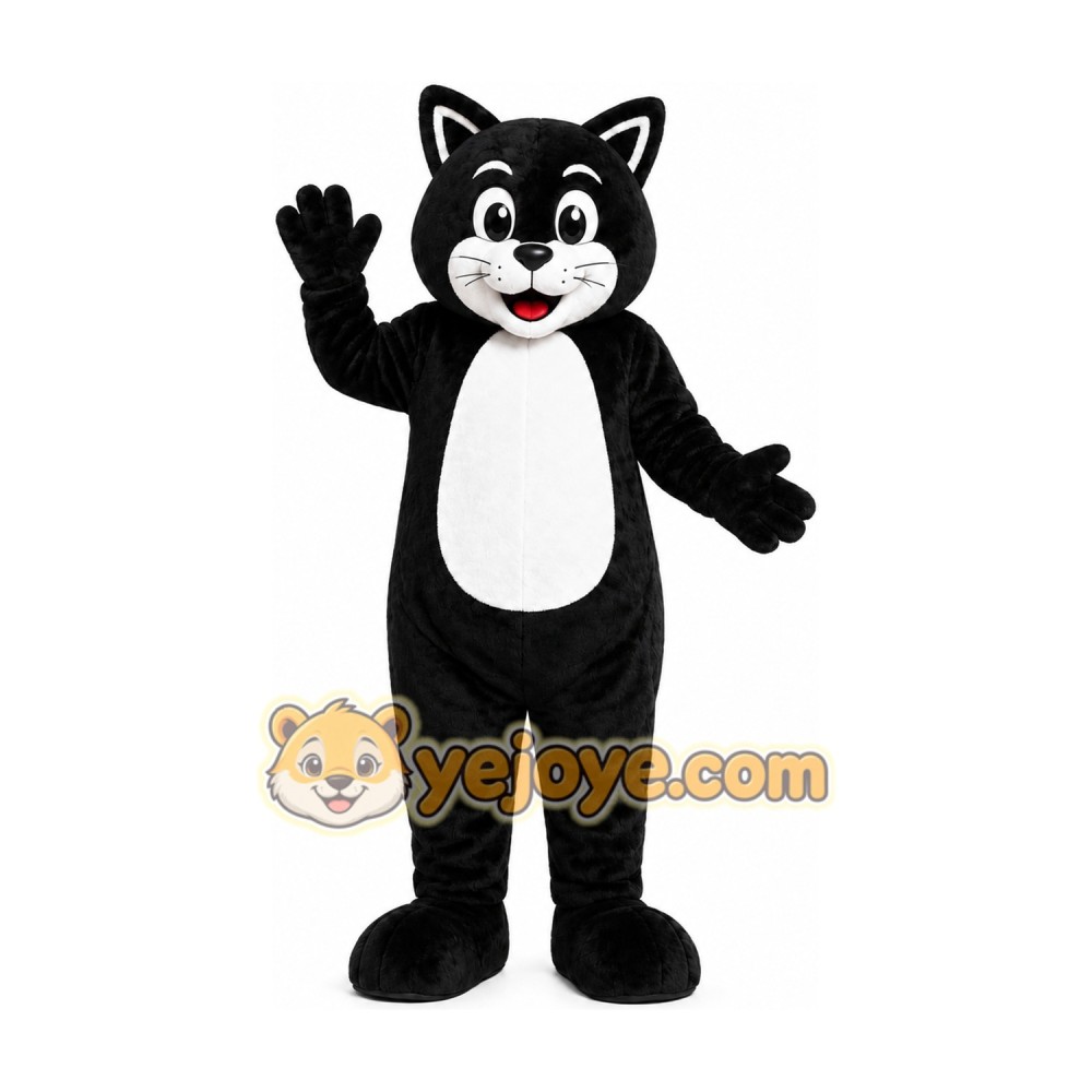Black Cat Mascot Costume Black Cat Mascot Costume