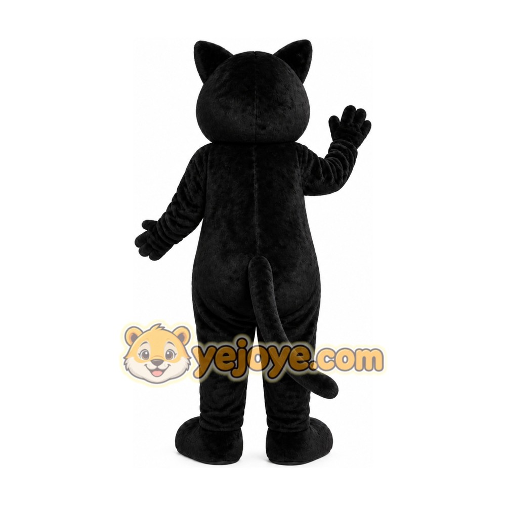 Black Cat Mascot Costume Black Cat Mascot Costume