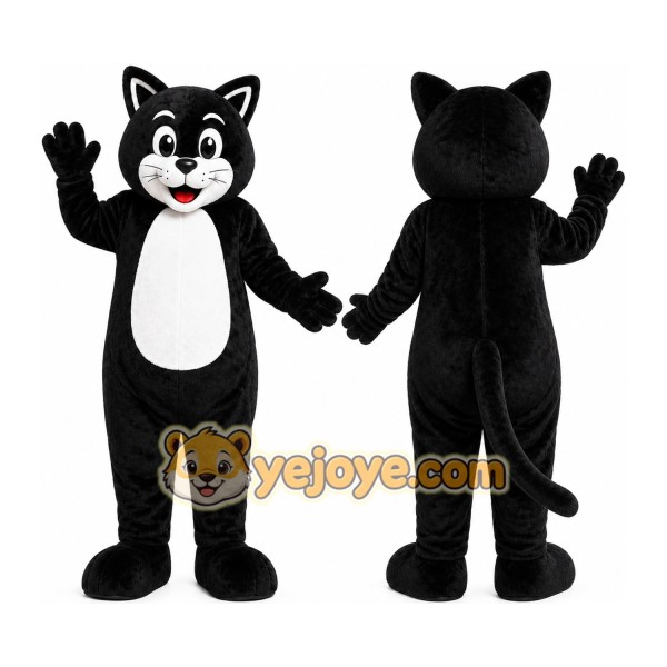 Black Cat Mascot Costume