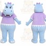 Blue Hippo Mascot Costume