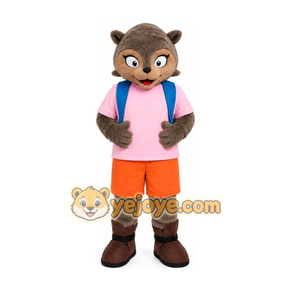 Raccoon Backpack Mascot Costume Raccoon Backpack Mascot Costume