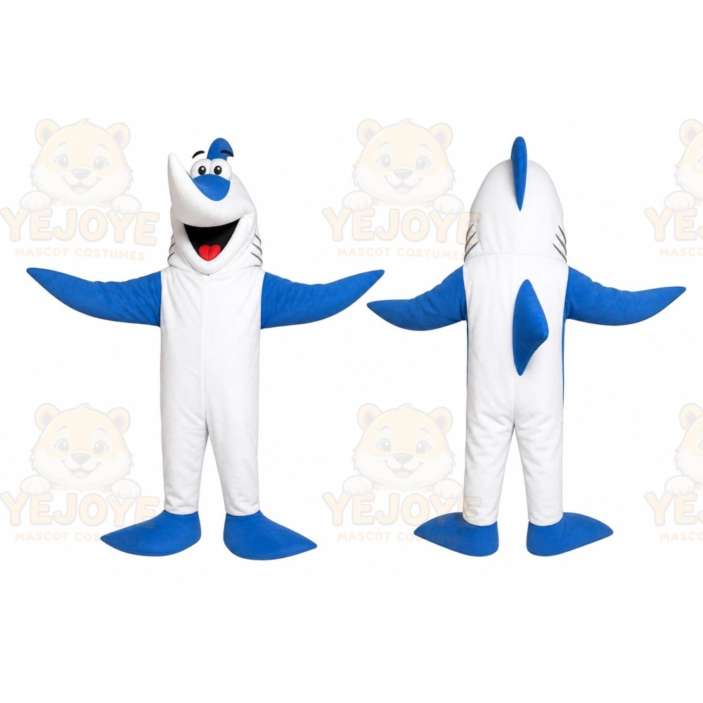 White Shark Mascot Costume