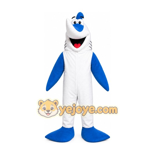 White Shark Mascot Costume