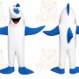 White Shark Mascot Costume