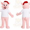 Pink Pig Mascot Costume