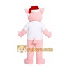 Pink Pig Mascot Costume Pink Pig Mascot Costume