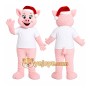Pink Pig Mascot Costume