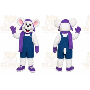 Purple Mouse Mascot Costume