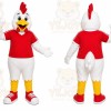 White Chicken Mascot Costume