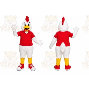White Chicken Mascot Costume