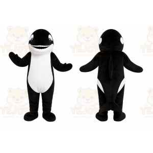 Black Dolphin Mascot Costume