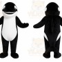 Black Dolphin Mascot Costume