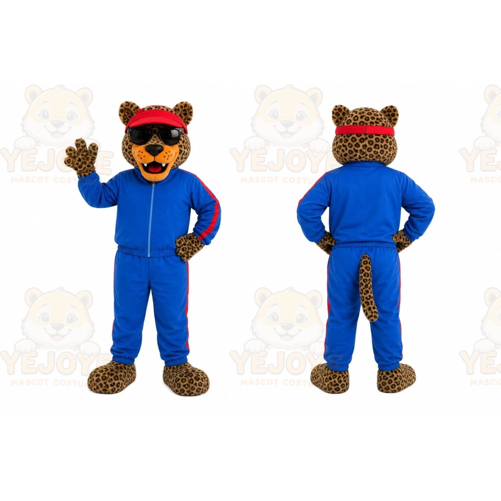 Sport Leopard Mascot Costume