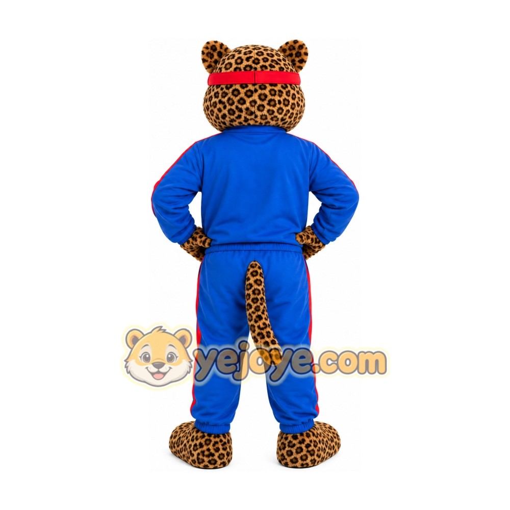 Sport Leopard Mascot Costume Sport Leopard Mascot Costume