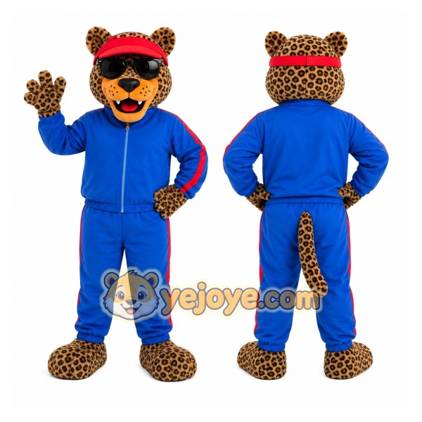 Sport Leopard Mascot Costume