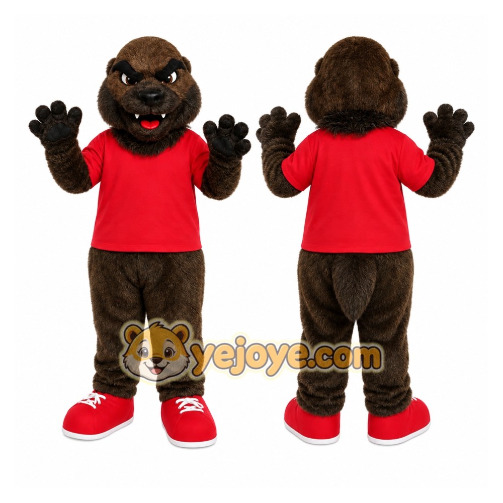Fierce Badger Mascot Costume Fierce Badger Mascot Costume