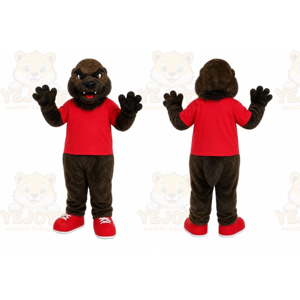 Fierce Badger Mascot Costume