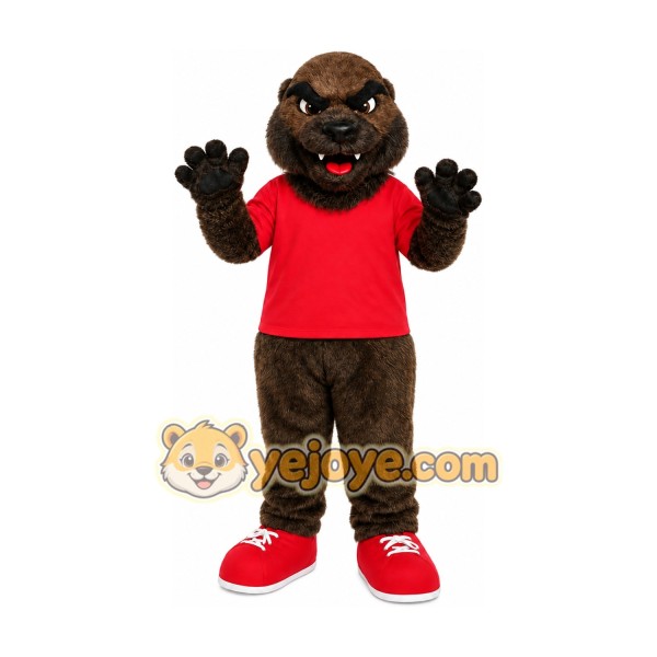 Fierce Badger Mascot Costume Fierce Badger Mascot Costume