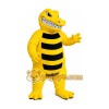 Yellow Crocodile Mascot Costume Yellow Crocodile Mascot Costume