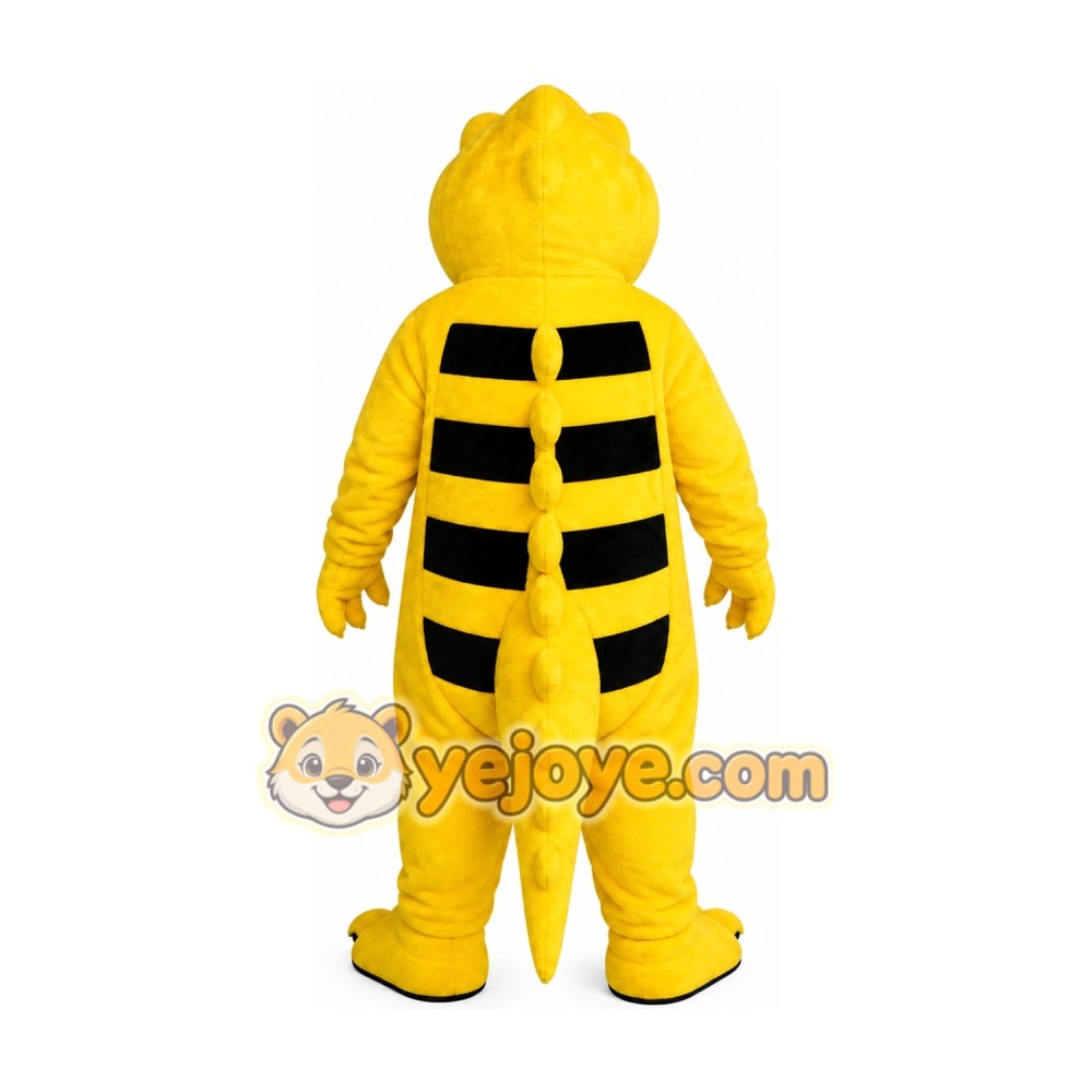 Yellow Crocodile Mascot Costume Yellow Crocodile Mascot Costume