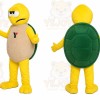 Yellow Turtle Mascot Costume