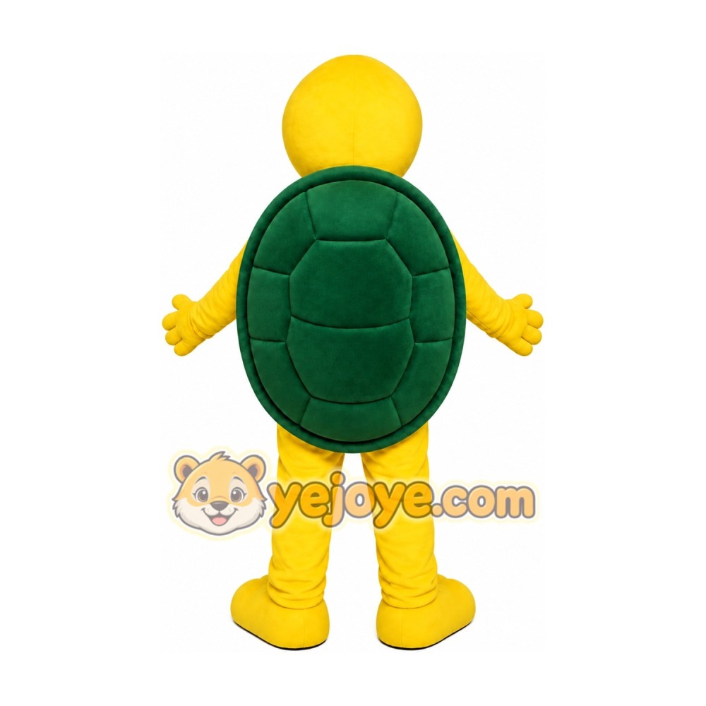 Yellow Turtle Mascot Costume