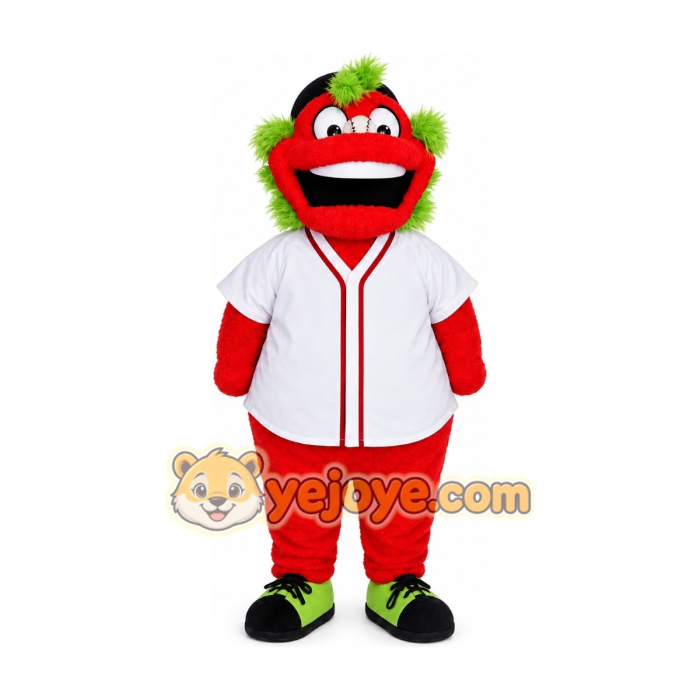 Red Green Monster Mascot Costume