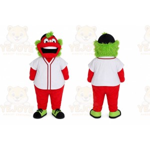Red Green Monster Mascot Costume