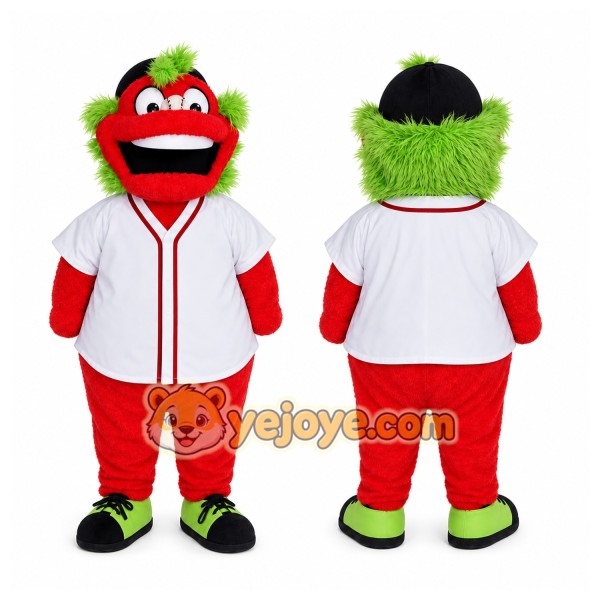 Red Green Monster Mascot Costume