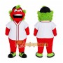 Red Green Monster Mascot Costume