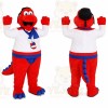Hockey Dinosaur Mascot Costume
