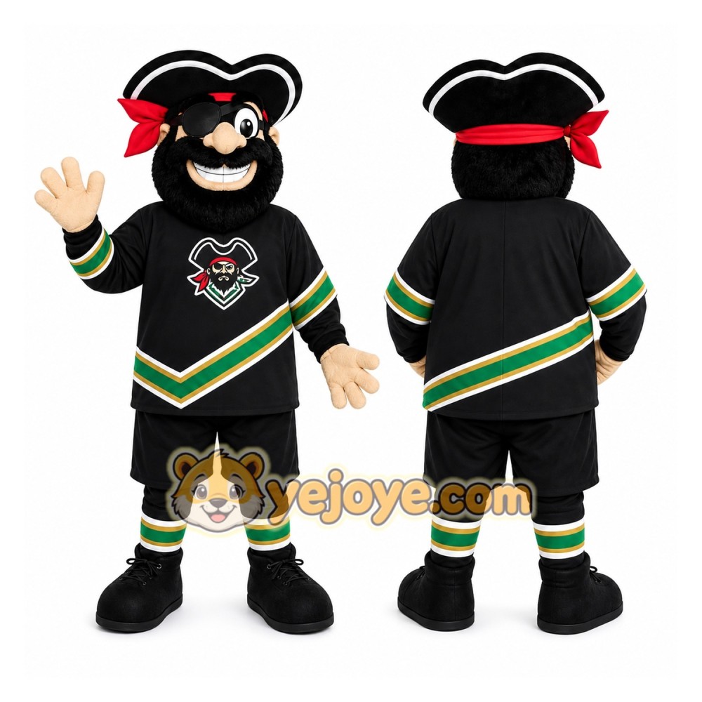 Captain Pirate Mascot Costume