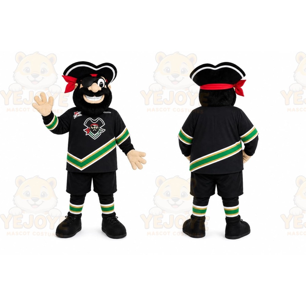 Captain Pirate Mascot Costume