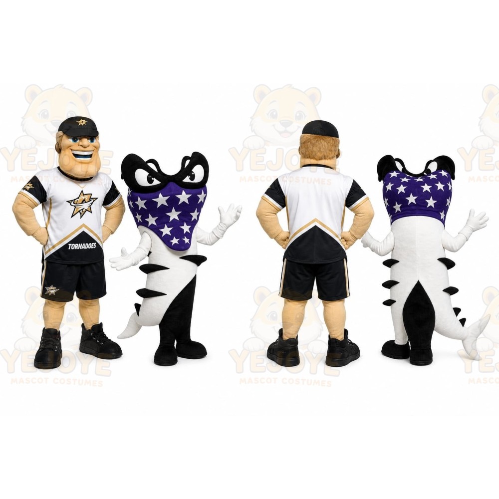 Cow Player Pair Mascot Costume