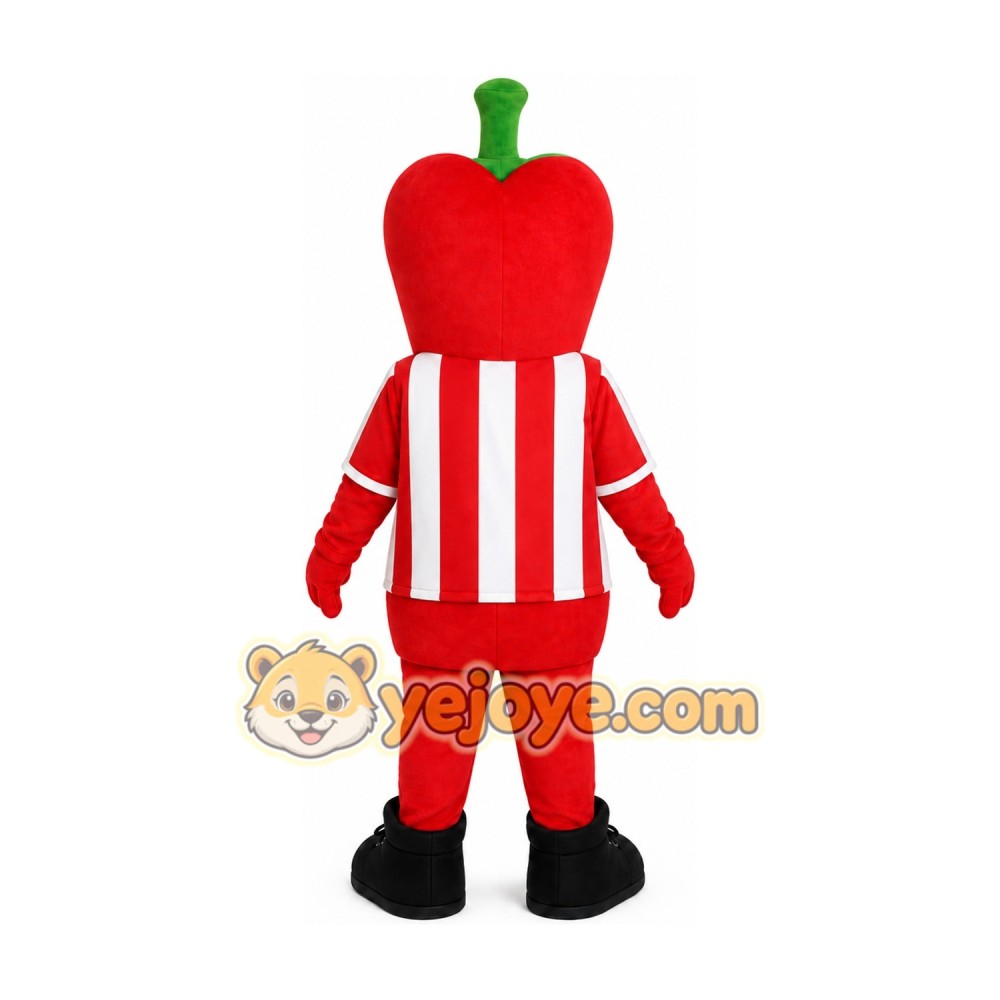 Red Bell Pepper Mascot Costume Red Bell Pepper Mascot Costume