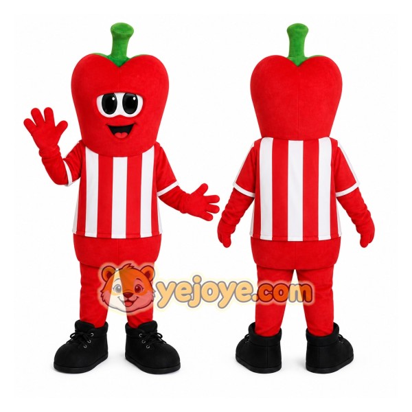 Red Bell Pepper Mascot Costume