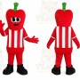 Red Bell Pepper Mascot Costume