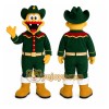 Green Sports Duck Mascot Costume Green Sports Duck Mascot Costume
