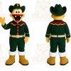 Green Sports Duck Mascot Costume