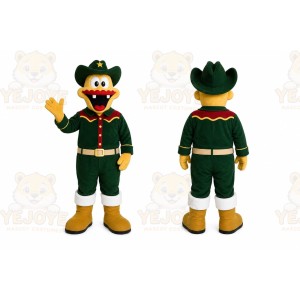 Green Sports Duck Mascot Costume