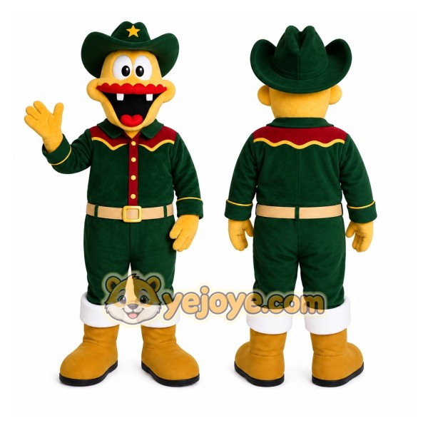 Green Sports Duck Mascot Costume