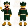 Green Sports Duck Mascot Costume