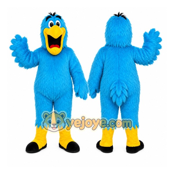 Blue Bird Mascot Costume